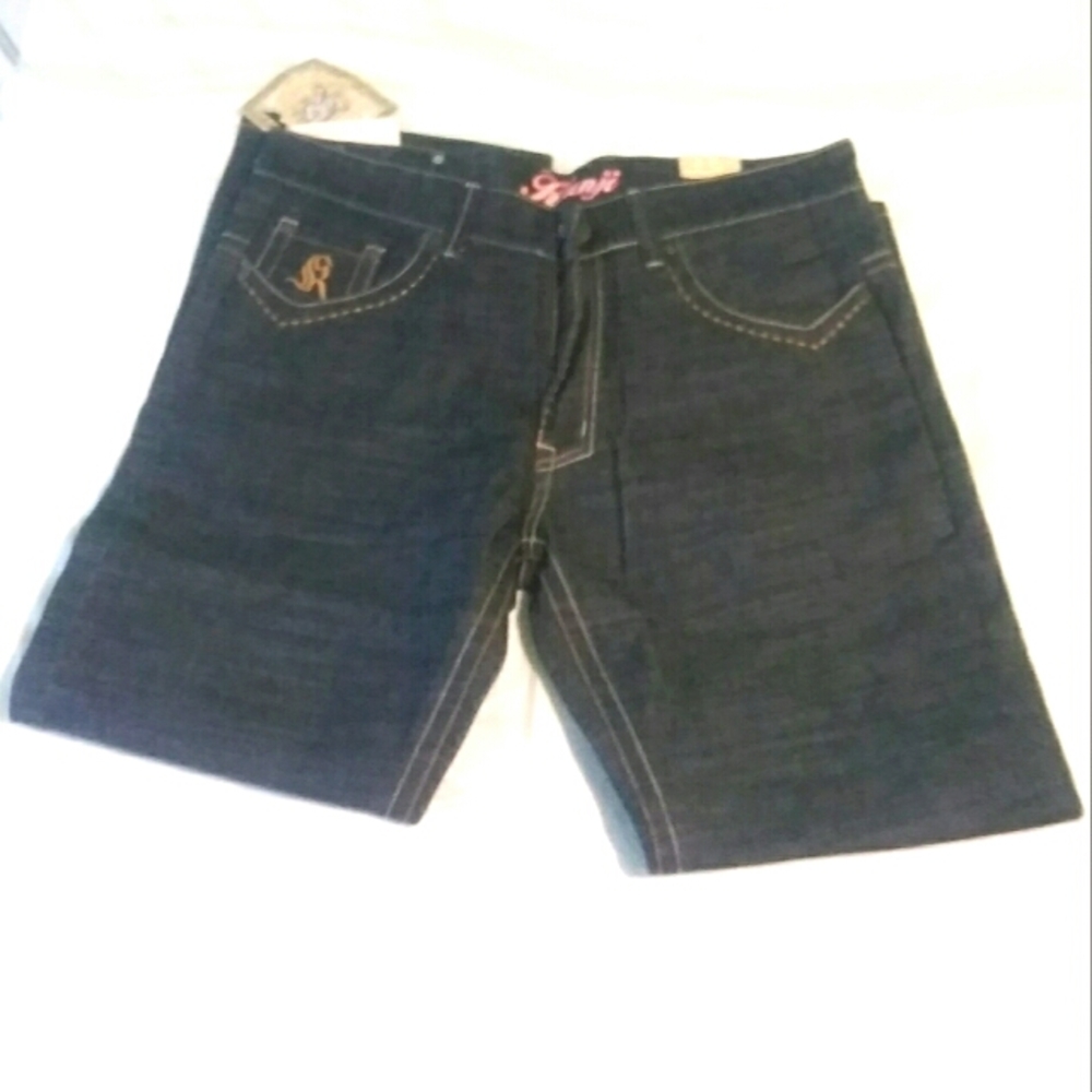 NWT Kanji Mens Indigo Jeans